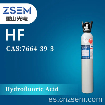 Fluoruro de hidrógeno HF resistente pureza